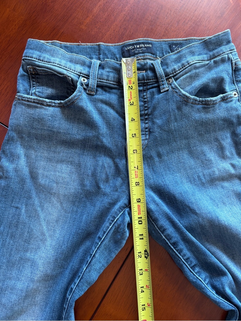 Lucky Brand Women's Skinny Ankle Jeans in Medium Blue Wash sz6 - Picture 8 of 9